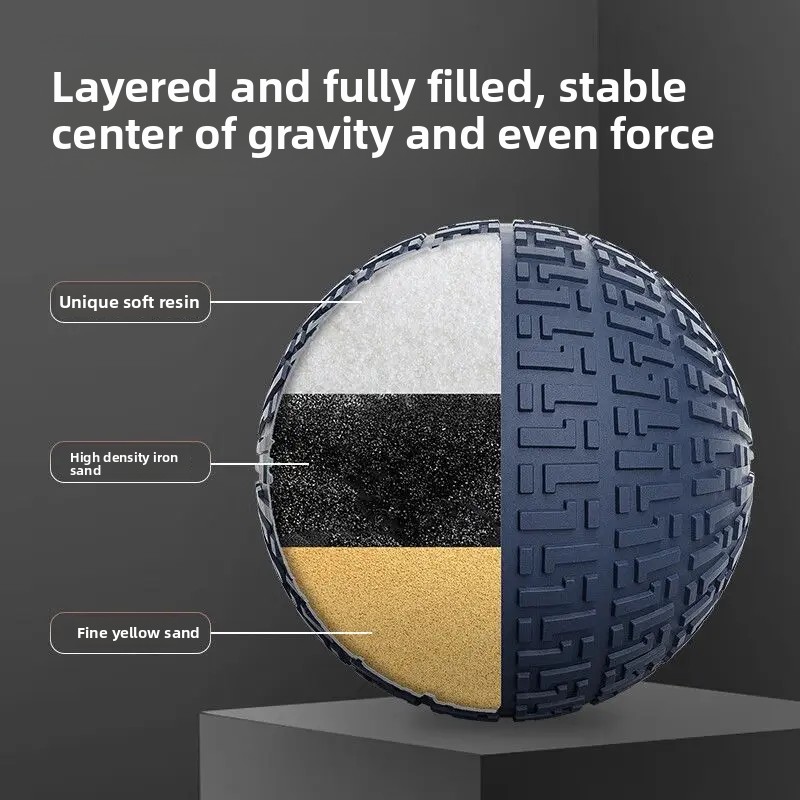 Gear For Crossfit - Nicht-elastischer Soft-Slam-Wall-Ball, Schwerkraft-Boden-Smash-Ball für Yoga, Crossfit,