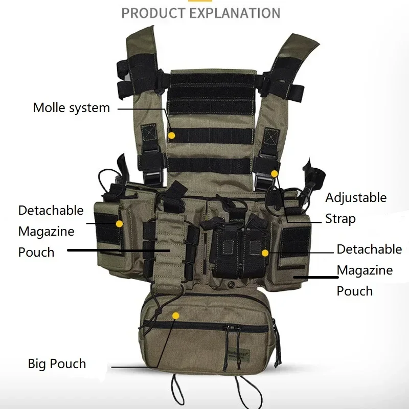 D3CR Brust Rig Weste Multicam  – Gear For Crossfit Bewertung und Preis